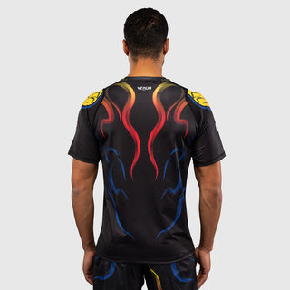 T-shirt Venum Dry Tech Tekken 8 Yoshimitsu Nero-arancione-Combat Arena
