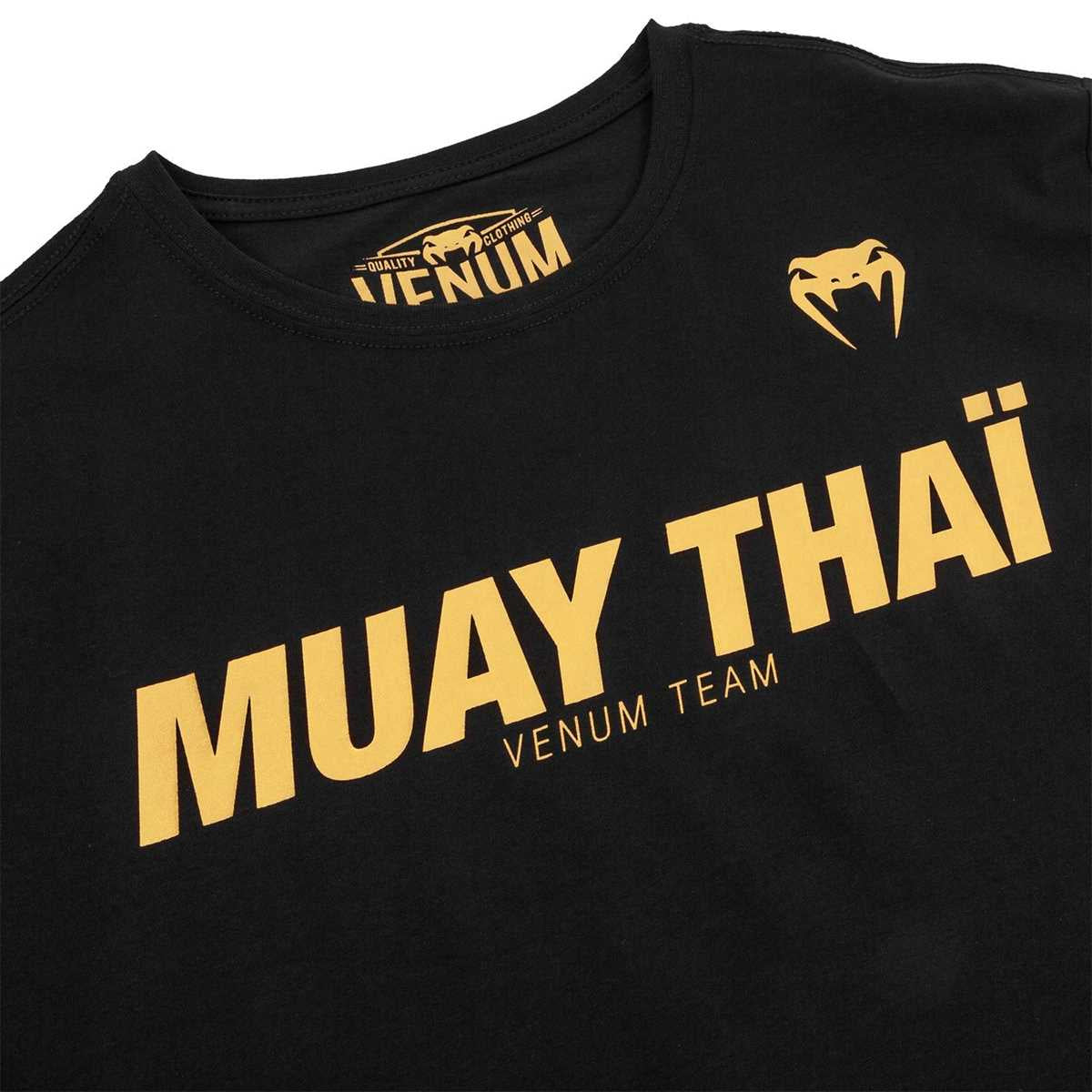 T-shirt Venum Muay Thai VT Nero-Oro