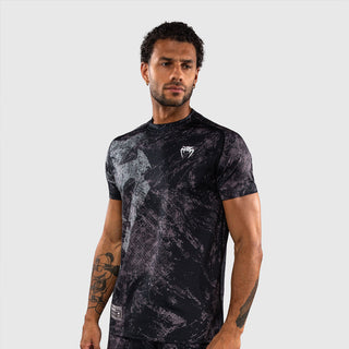 T-shirt Venum Rage & Workout Dry Tech Nero-grigio-Combat Arena