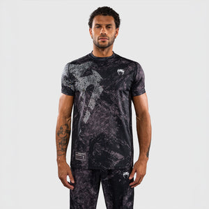 T-shirt Venum Rage & Workout Dry Tech Nero-grigio-Combat Arena