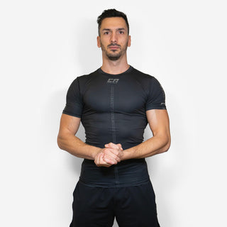 T-shirt a compressione Combat Arena Power Shirt maniche corte