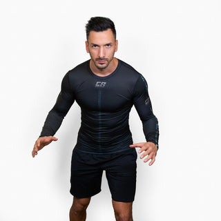 T-shirt a compressione Combat Arena Power Shirt maniche lunghe