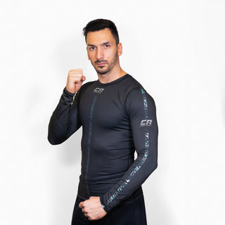 T-shirt a compressione Combat Arena Power Shirt maniche lunghe