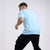 T-shirt Boxraw Lineal Oversize Azzurro-Combat Arena