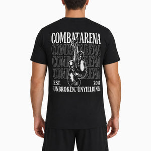 T-shirt Combat Arena Unbroken Nero