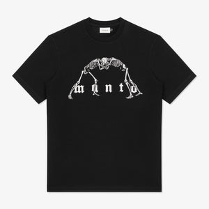 T-shirt Manto Bones Nero
