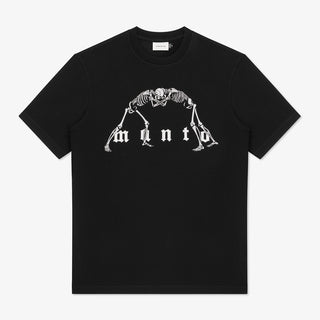 T-shirt Manto Bones Nero