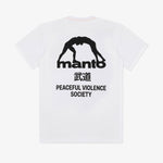 T-shirt Manto Society Bianco
