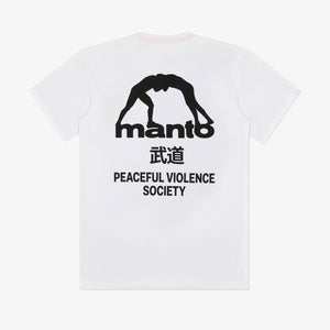T-shirt Manto Society Bianco