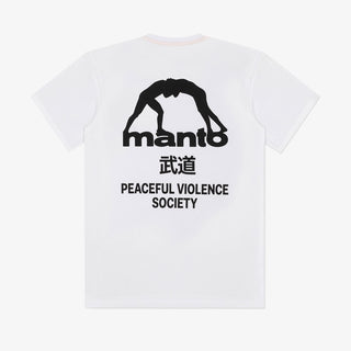 T-shirt Manto Society Bianco