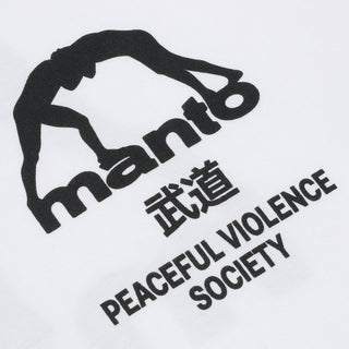 T-shirt Manto Society Bianco