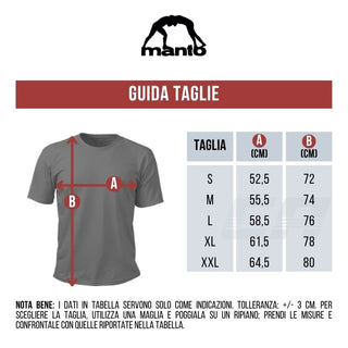 T-shirt Manto Ghost Fighter Nero