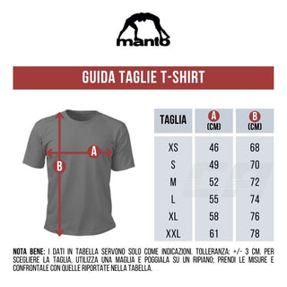 T-shirt Manto x Panku Struggle Nero
