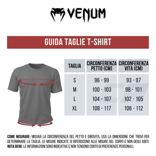 T-shirt Venum Dry Tech Giant Shift Nero-rosso