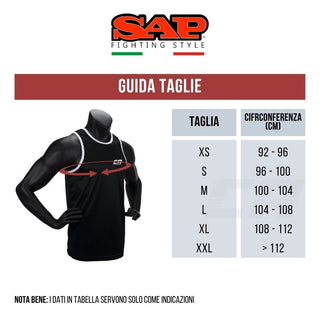 T-shirt Tecnica SAP WAKO Combat Competition Nero