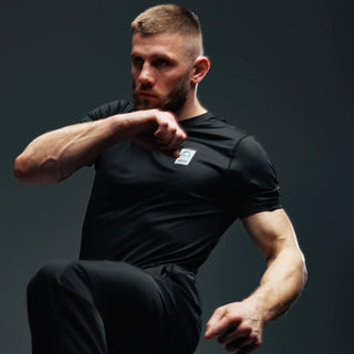 T-shirt tecnica Manto Pulse Nero
