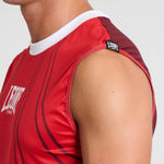 T-shirt tecnica Smanicata WAKO Leone AB995 Rosso
