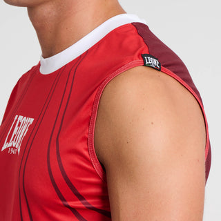 T-shirt tecnica Smanicata WAKO Leone AB995 Rosso