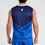 T-shirt tecnica Smanicata WAKO Leone AB995 Blu