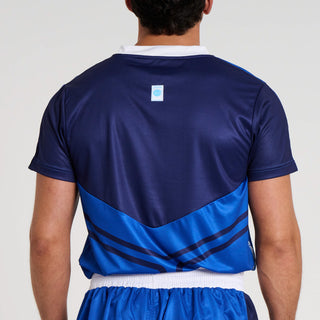T-shirt tecnica WAKO Leone AB994 Blu
