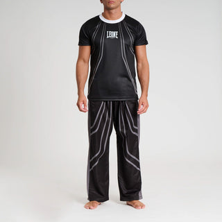 T-shirt tecnica WAKO Leone AB994 Nero