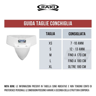 Conchiglia in plastica Itaki Art. 406A Bianco