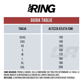 Divisa Semi Contact Top ring Point Fighting Art. 240