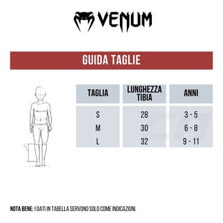 Paratibia bambino Venum Elite Nero