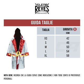 Vestaglia da ring Cleto Reyes con cappuccio