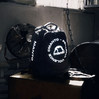 Zaino Manto CIRCLE Convertible XL Nero-Argento riflettente-Combat Arena