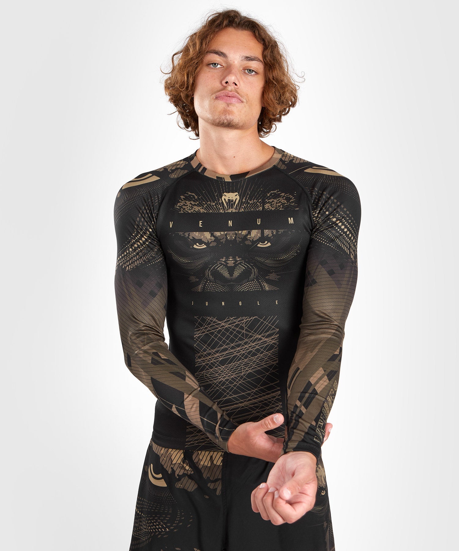 Rashguard Venum Gorilla Jungle maniche lunghe-Combat Arena