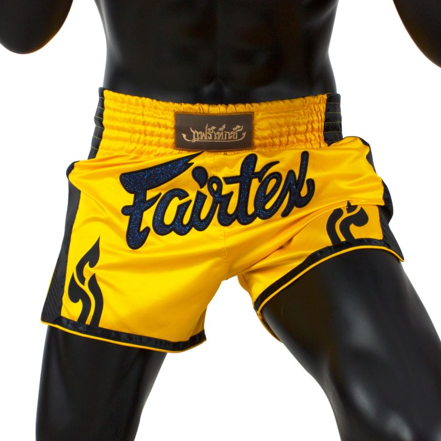 Pantaloncini kick-thai Fairtex BS1701 Giallo