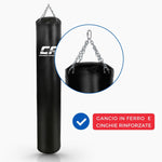 Sacco lungo Combat Arena Training PRO 60 Kg Nero-Combat Arena