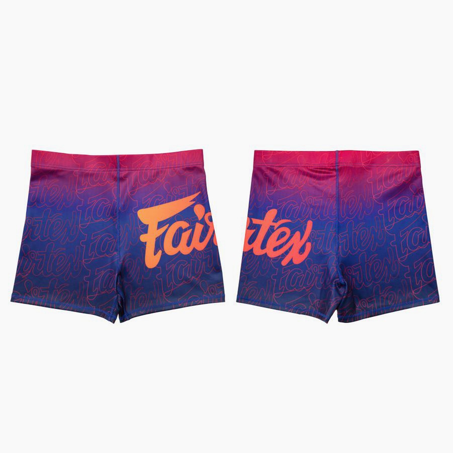 Pantaloncini donna a compressione Fairtex CP5 Blu