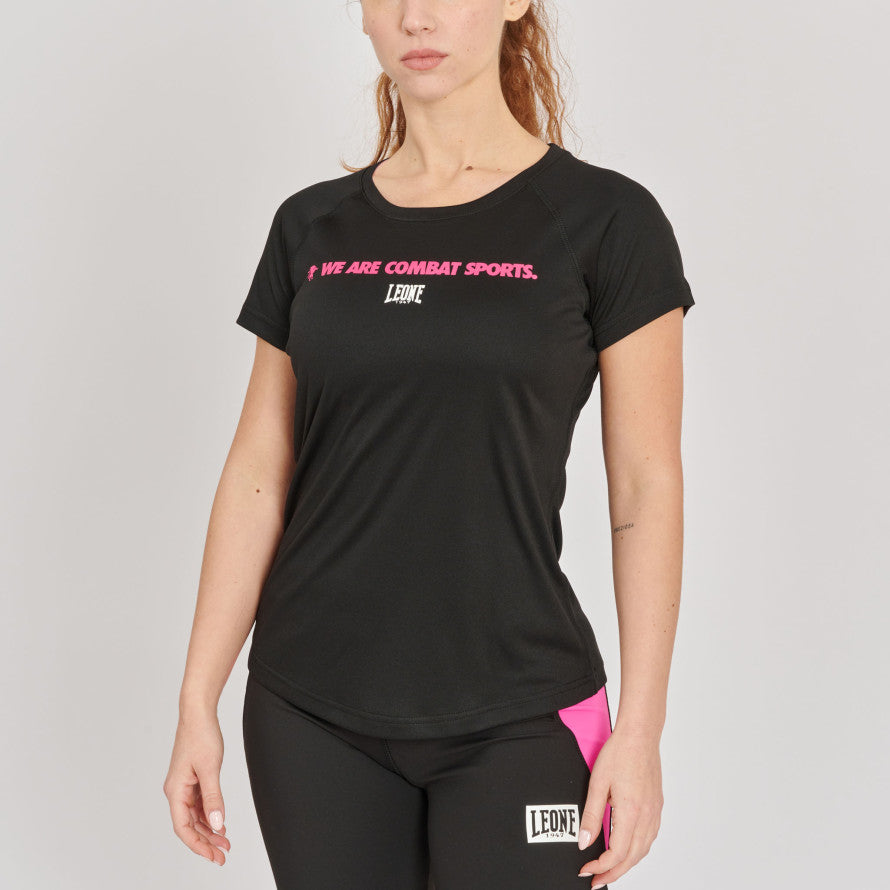T-shirt donna Leone Logo Wacs ABX144