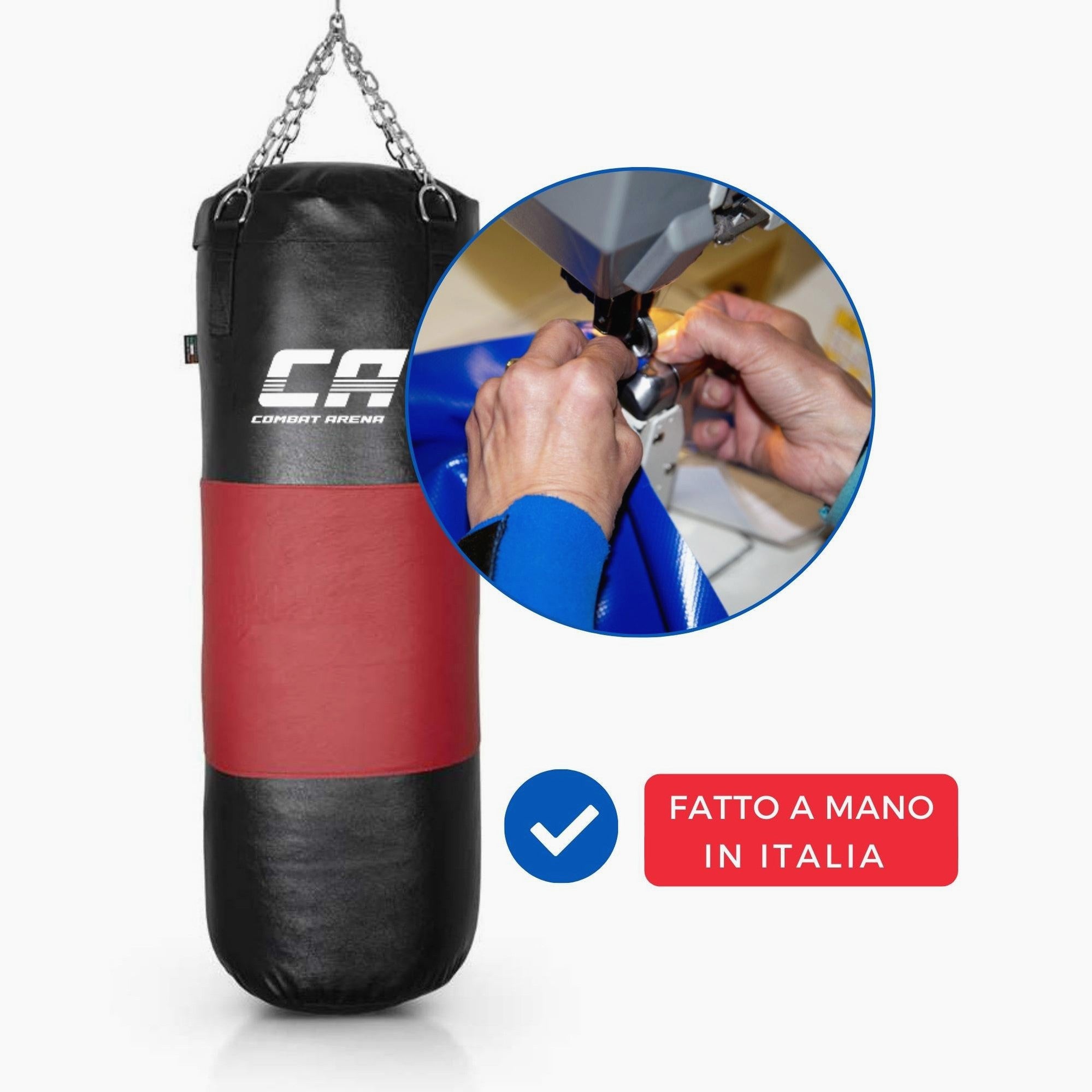 Sacco da boxe Combat Arena Fascia in cuoio 40 kg-Combat Arena