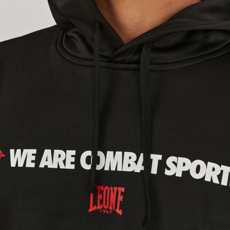 Felpa Leone Logo Wacs con cappuccio ABX136-Combat Arena