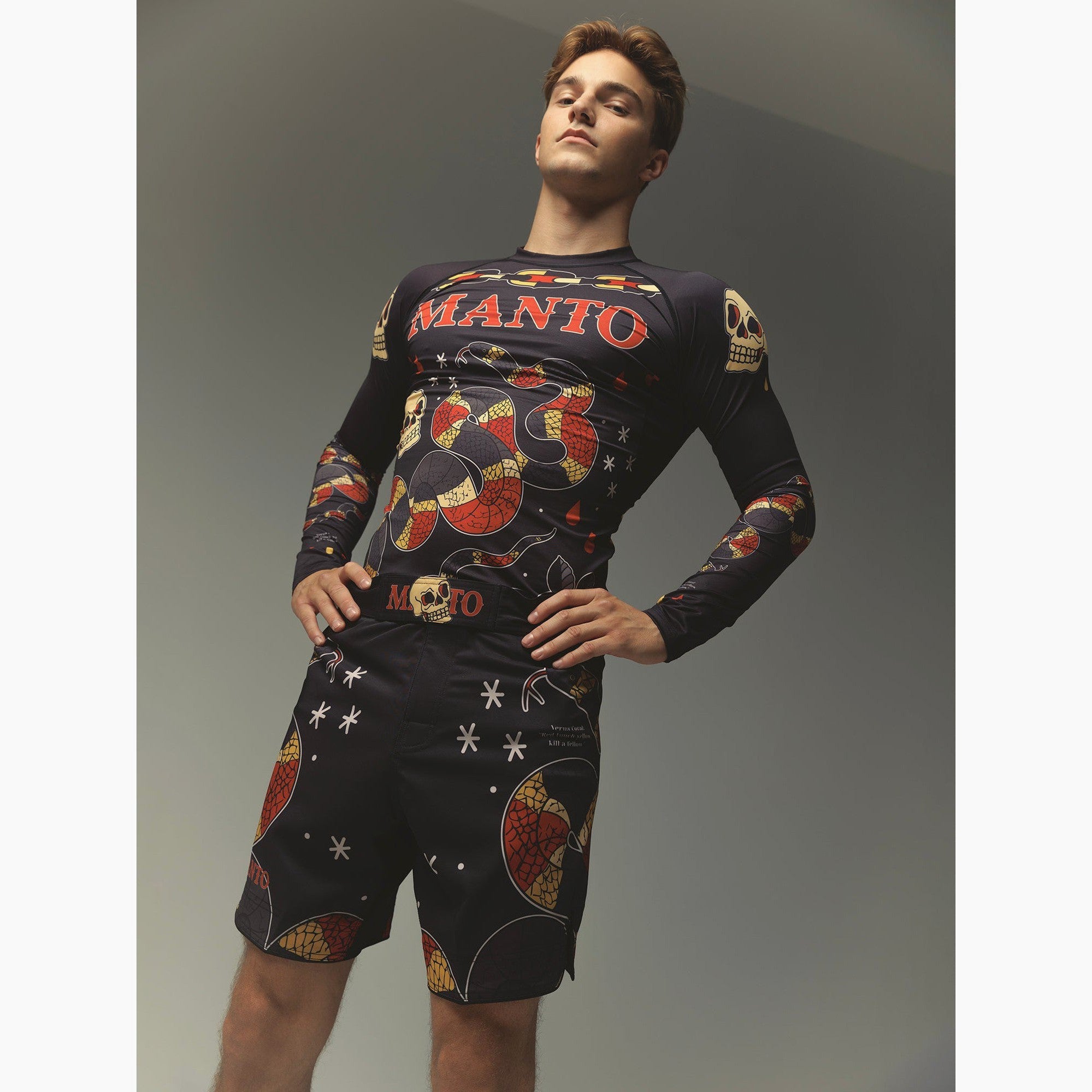 Pantaloncini MMA Manto Coral nero