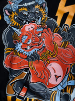 T-shirt Manto Yauhen Abu ONI nero