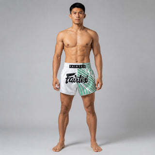 Pantaloncini Kick-Thai Fairtex BS1923 Racer Bianco