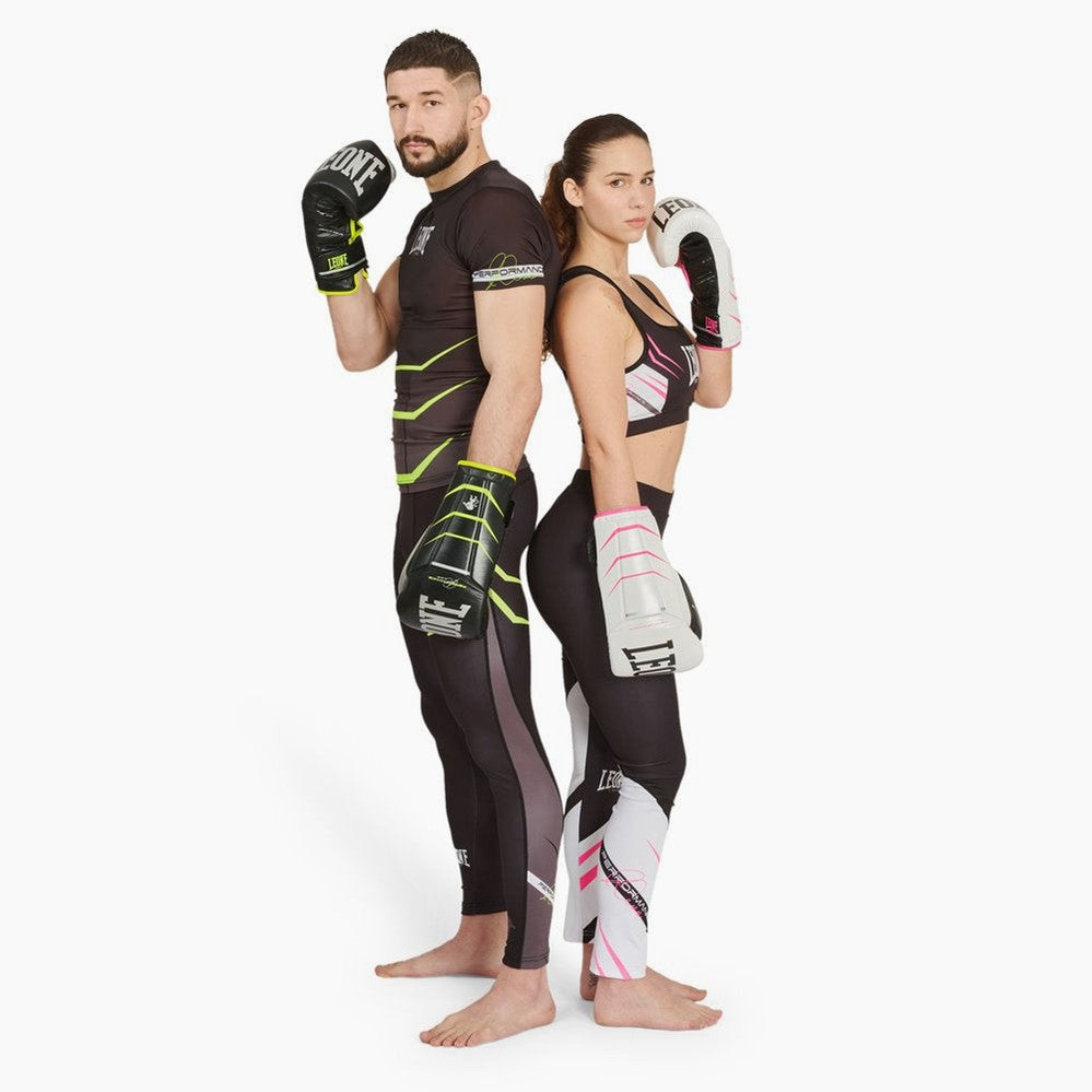 Pantaloni a compressione Leone Revo Fluo AB937F