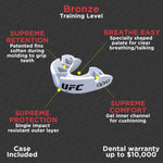 Paradenti bambino Opro X UFC Bronze Bianco