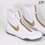 Scarpe da boxe Nike Machomai Bianco-Oro