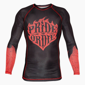 Rashguard Pride or Die Reckless Fire