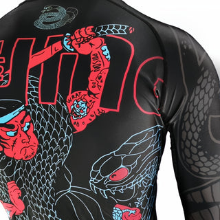 Rashguard Half Sumo Black Mamba Neon maniche lunghe