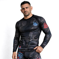 Rashguard Half Sumo Black Mamba Neon maniche lunghe