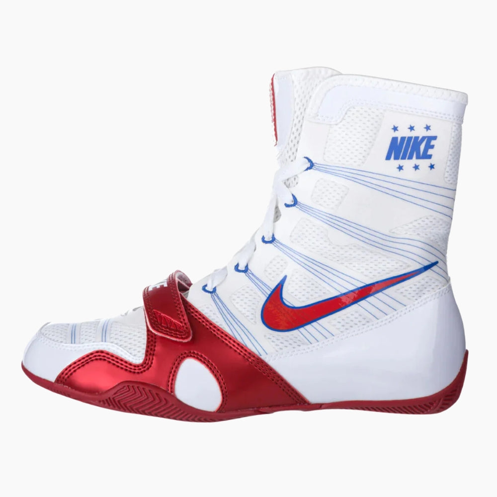 Scarpe da boxe Nike Hyperko Bianco-rosso-Combat Arena