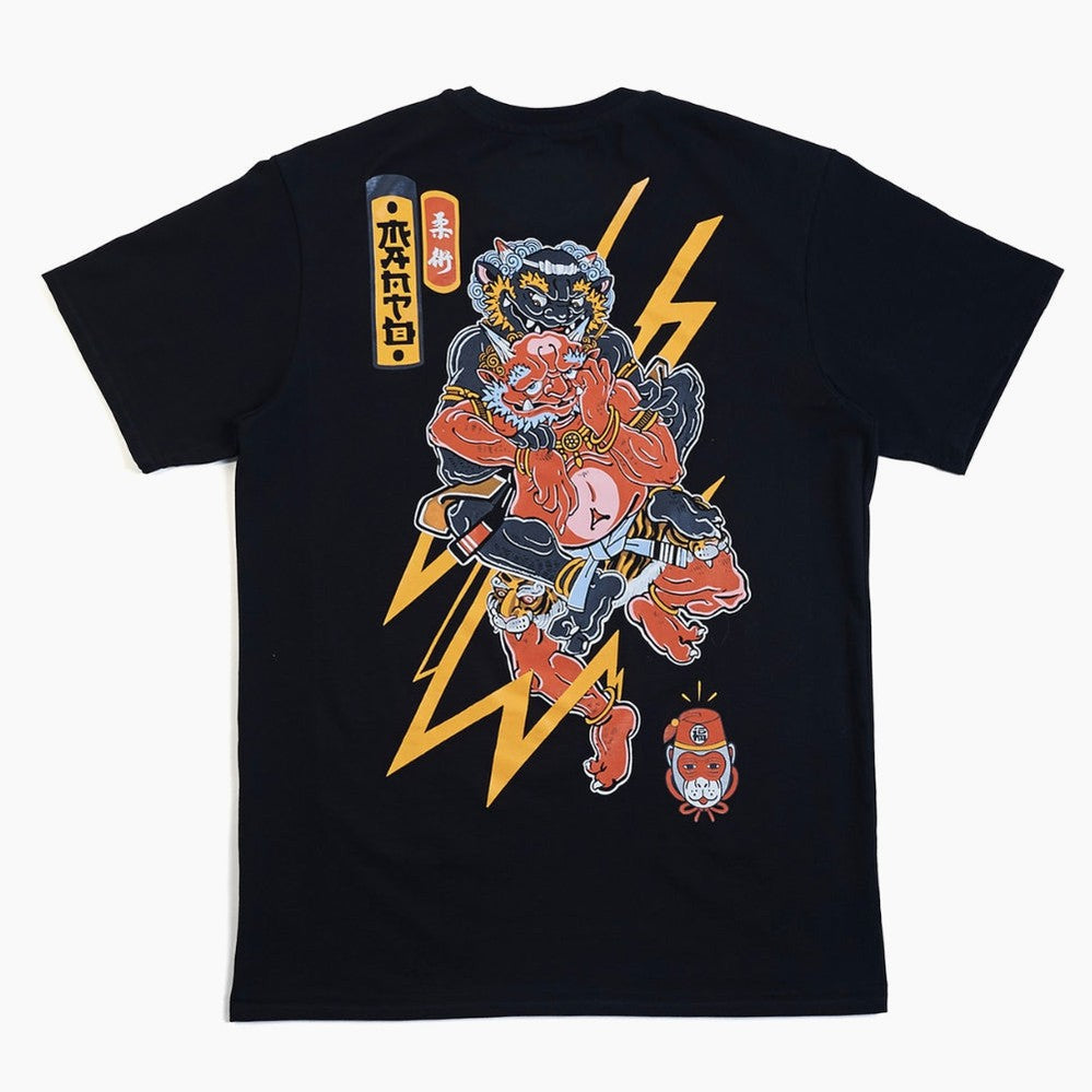 T-shirt Manto Yauhen Abu ONI nero
