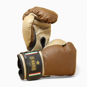 Guantoni Di Nardo con velcro 12 Oz Marrone-sabbia