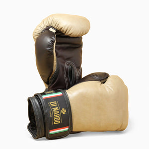 Guantoni Di Nardo con velcro 14 Oz Sabbia-marrone